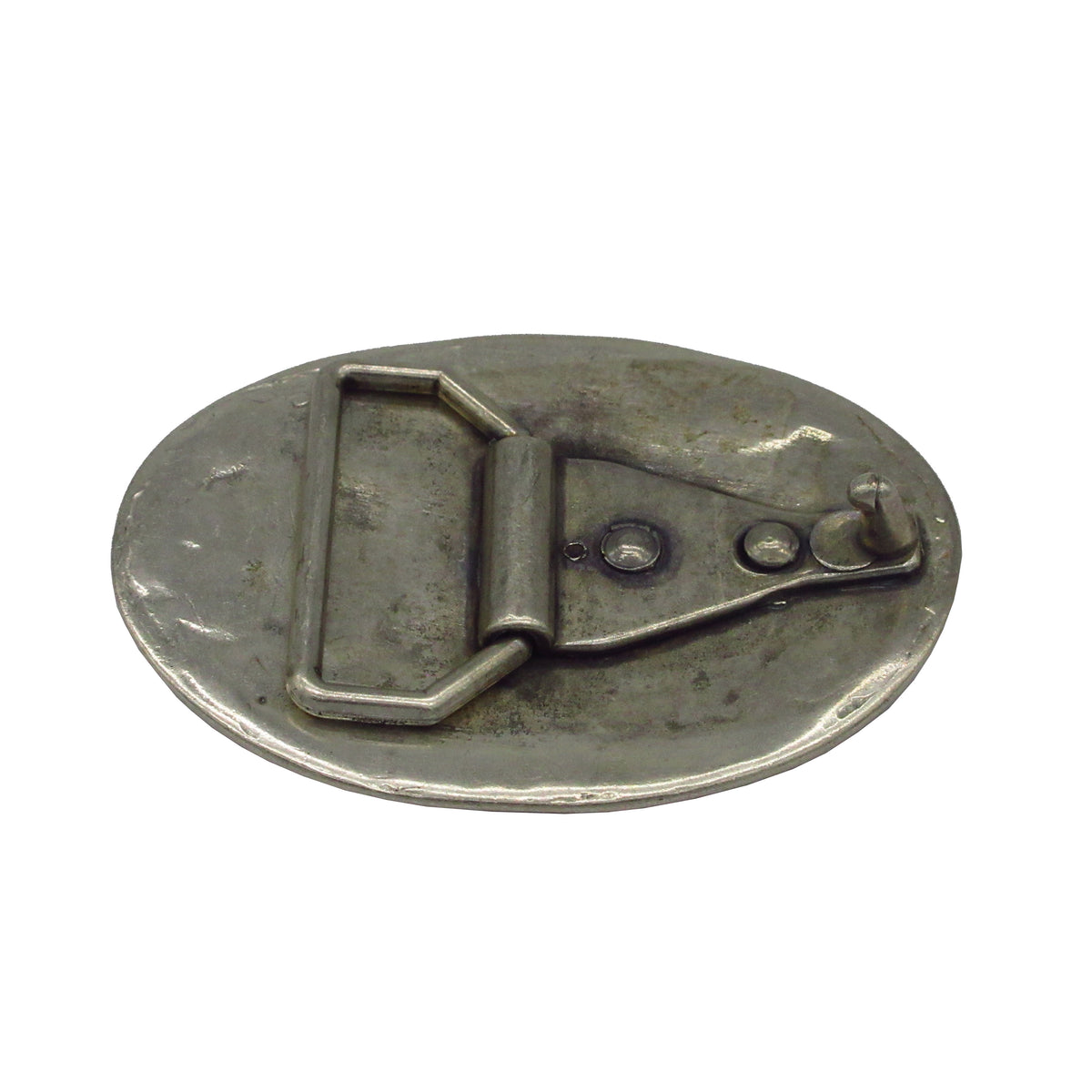 Gürtelschließe Gürtelschnalle Schnalle Buckle grau Silber für 4 cm breiten Gürtel