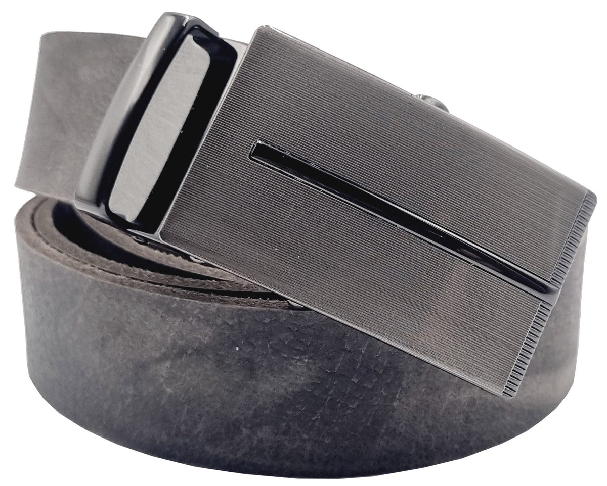 Automatik Gürtel grau 3,5 cm breit