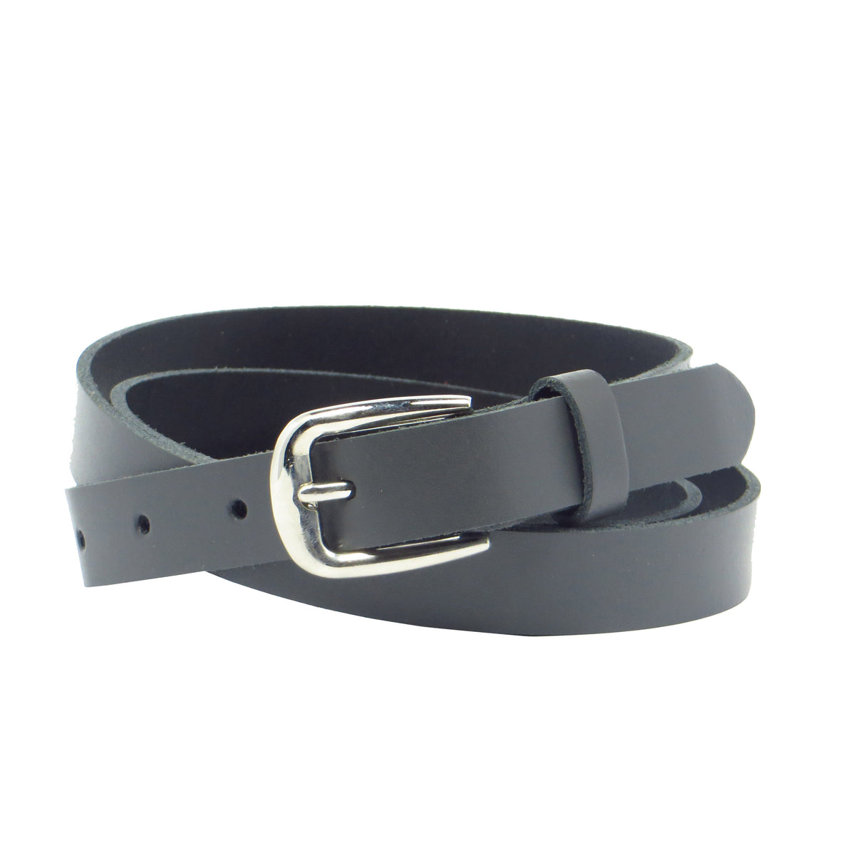 Ledergürtel 2 cm breit grau aus feinem Rindsleder