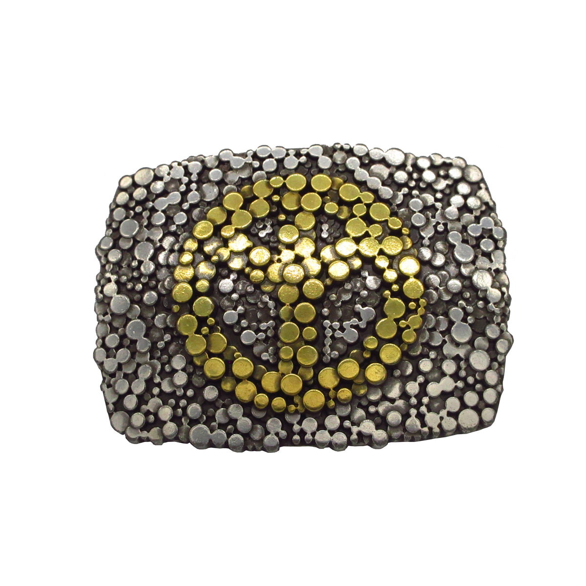 Gürtelschließe Gürtelschnalle Schnalle Buckle Gold grau Silber für 4 cm breiten Gürtel