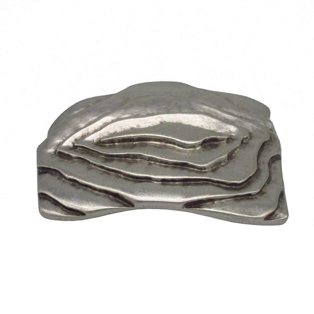 Gürtelschließe Gürtelschnalle Schnalle Buckle grau Silber für 4 cm breiten Gürtel