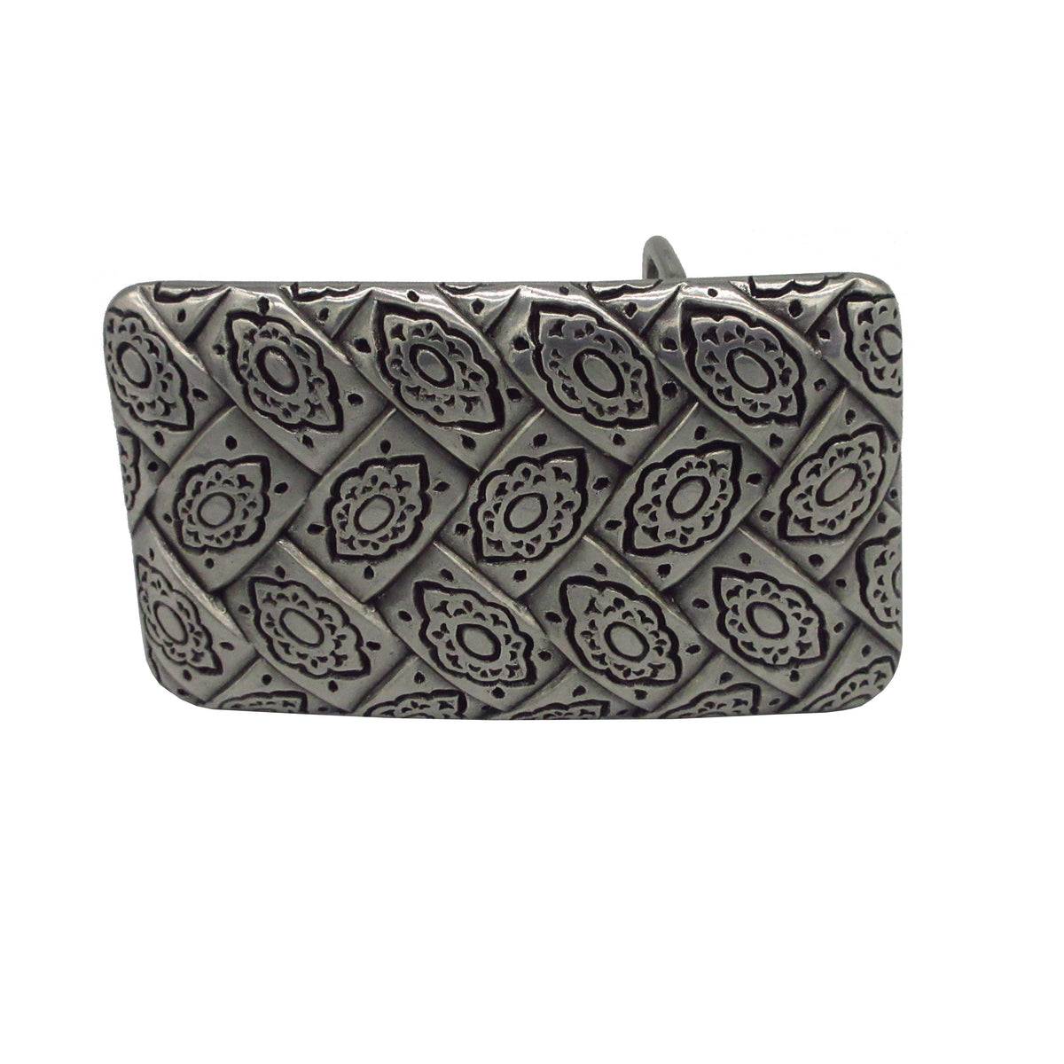 Gürtelschließe Gürtelschnalle Schnalle Buckle grau Silber für 4 cm breiten Gürtel