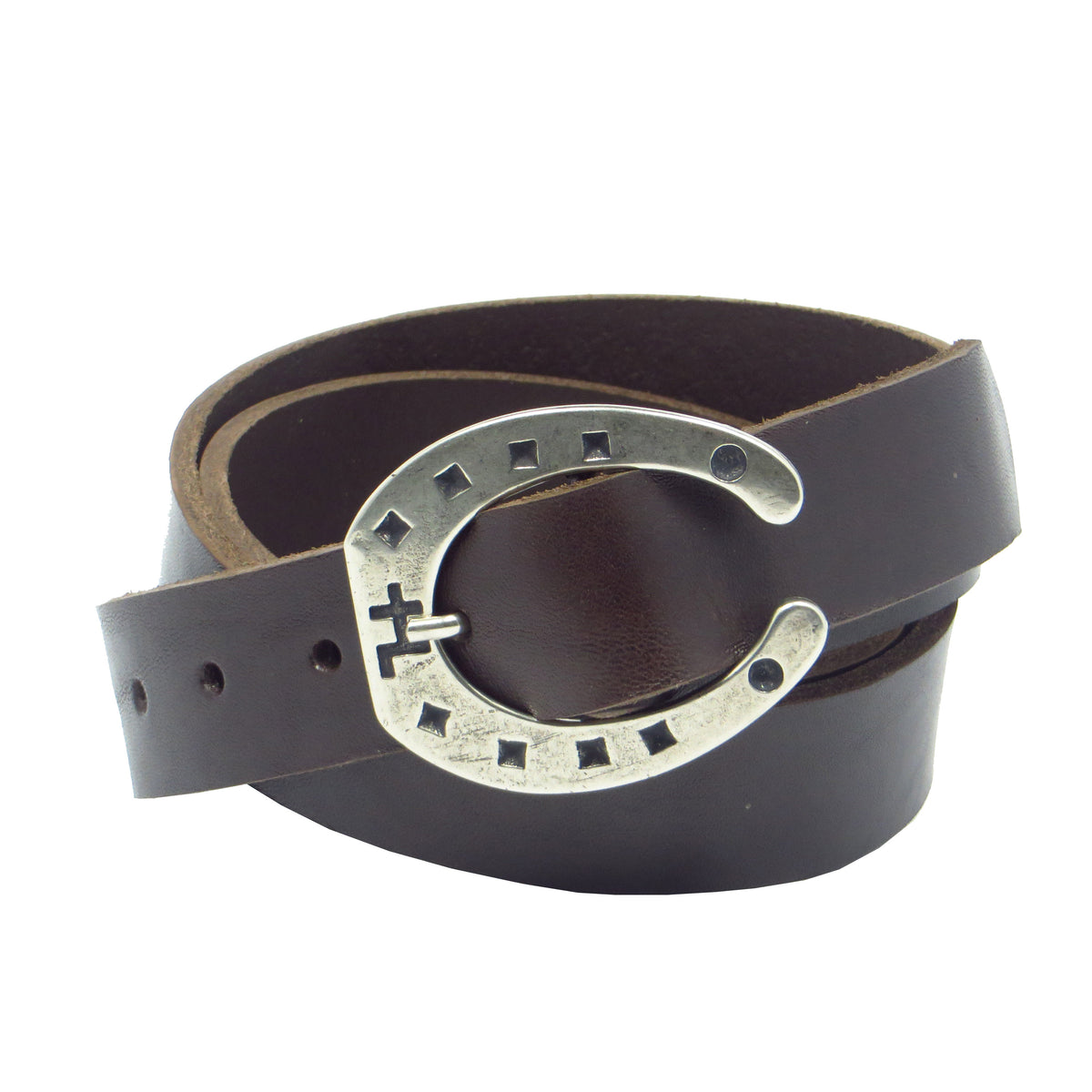 Übergröße Überlänge Ledergürtel 3 cm breit dunkelbraun Rindsleder