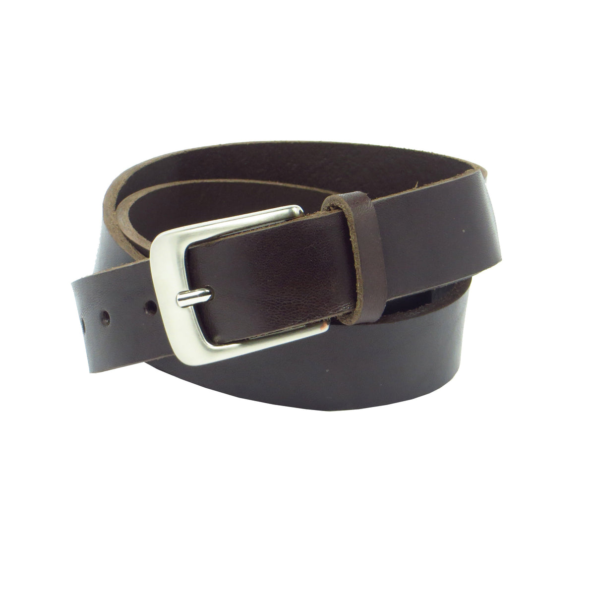 Übergröße Überlänge Ledergürtel 3 cm breit dunkelbraun Rindsleder