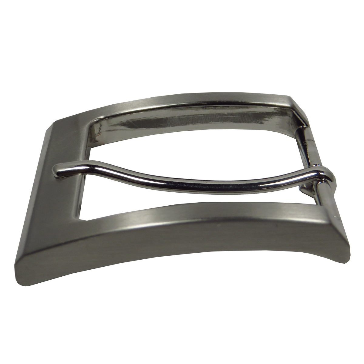 Gürtelschließe Gürtelschnalle Schnalle grau Silber für 4 cm breiten Gürtel