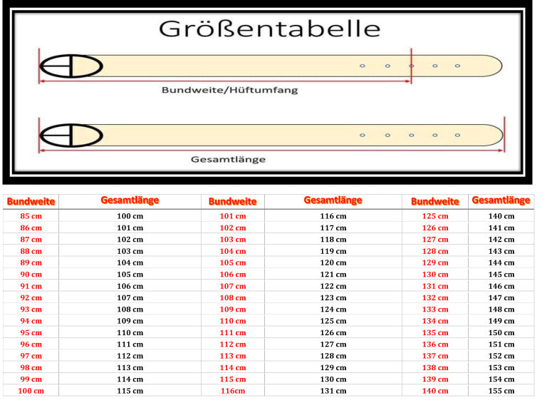Ledergürtel 5 cm breit dunkelbraun Büffelleder