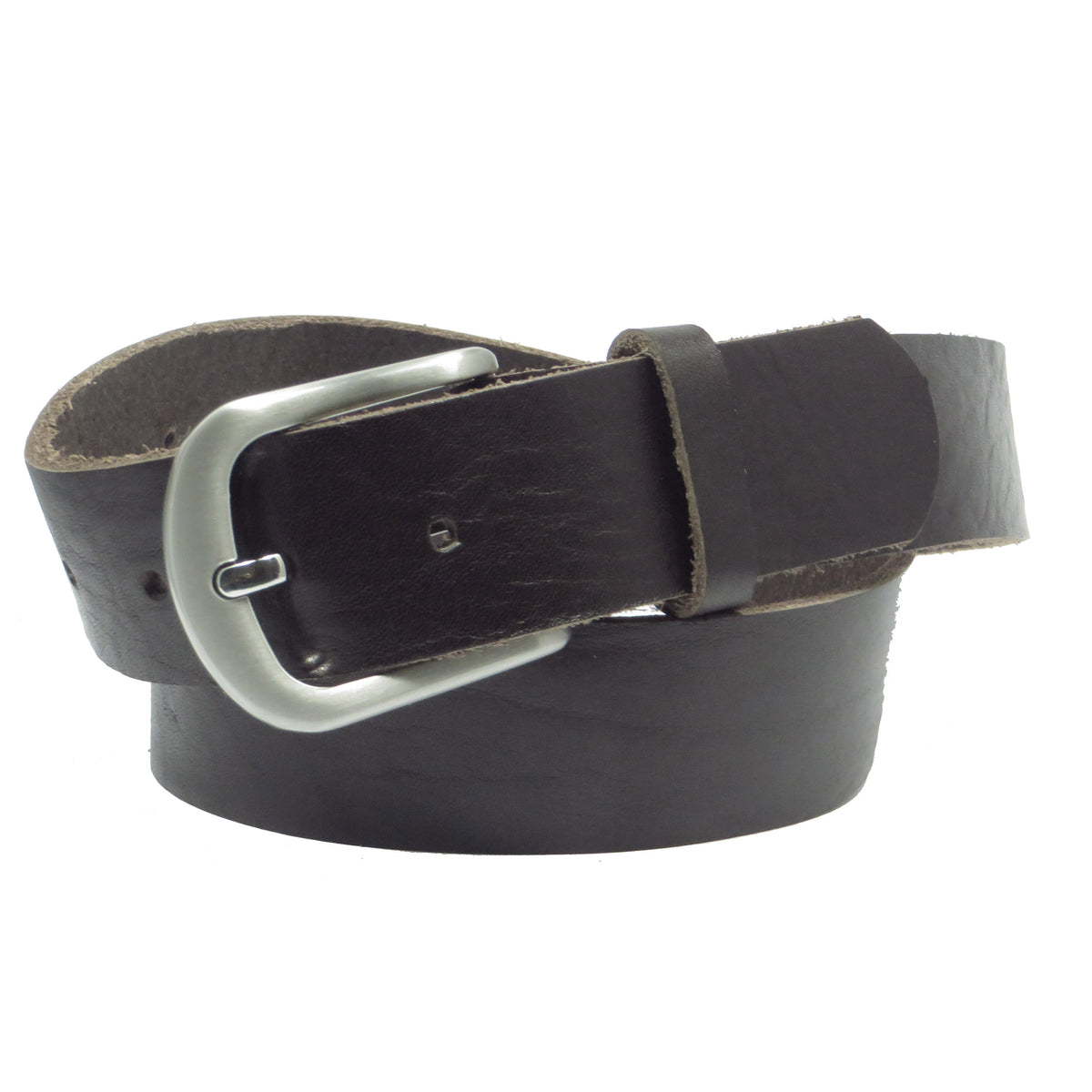 Übergröße Überlänge Ledergürtel 4 cm breit dunkelbraun Rindsleder