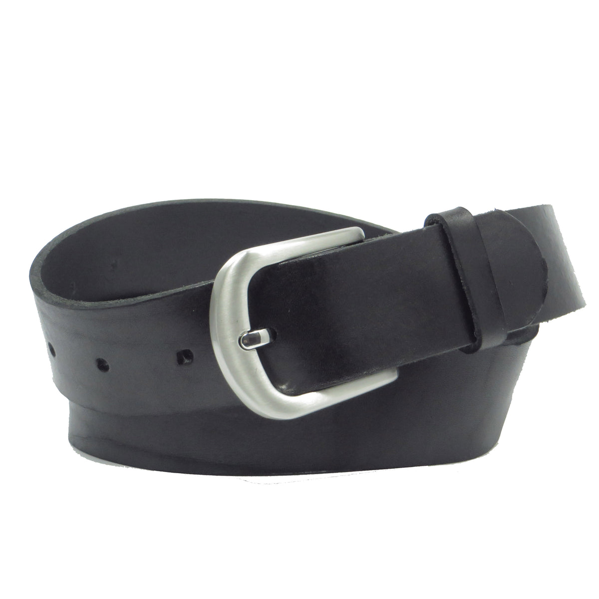 Übergröße Überlänge Ledergürtel 4 cm breit schwarz Rindsleder