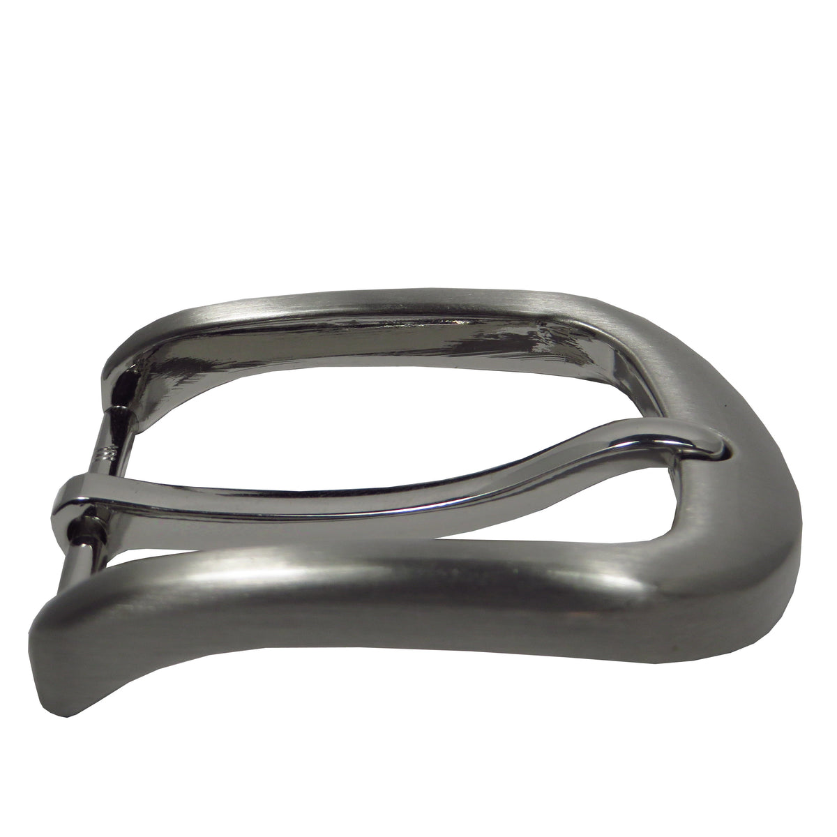 Gürtelschließe Gürtelschnalle Schnalle grau Silber für 4 cm breiten Gürtel