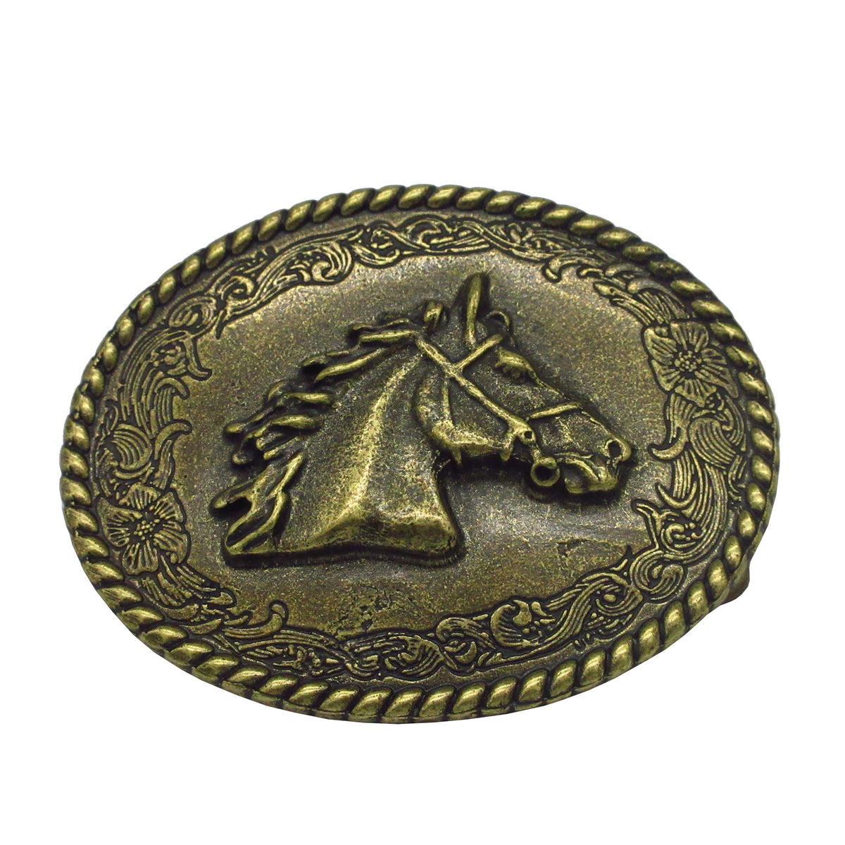 Gürtelschließe Gürtelschnalle Schnalle Messing für 4 cm breiten Gürtel