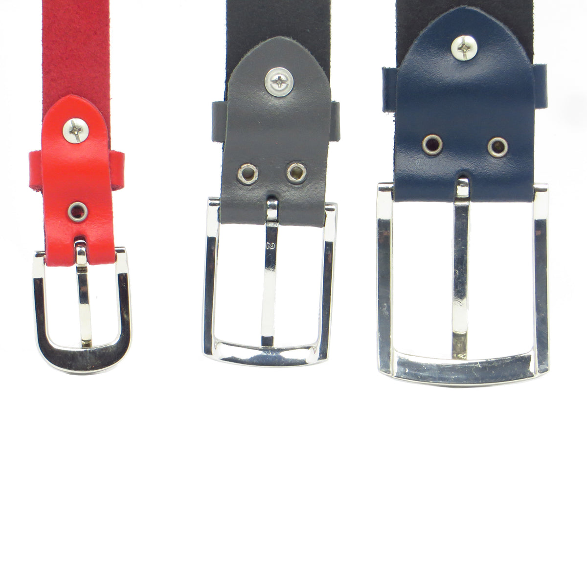 Ledergürtel 2 cm breit dunkelbraun aus feinem Rindsleder